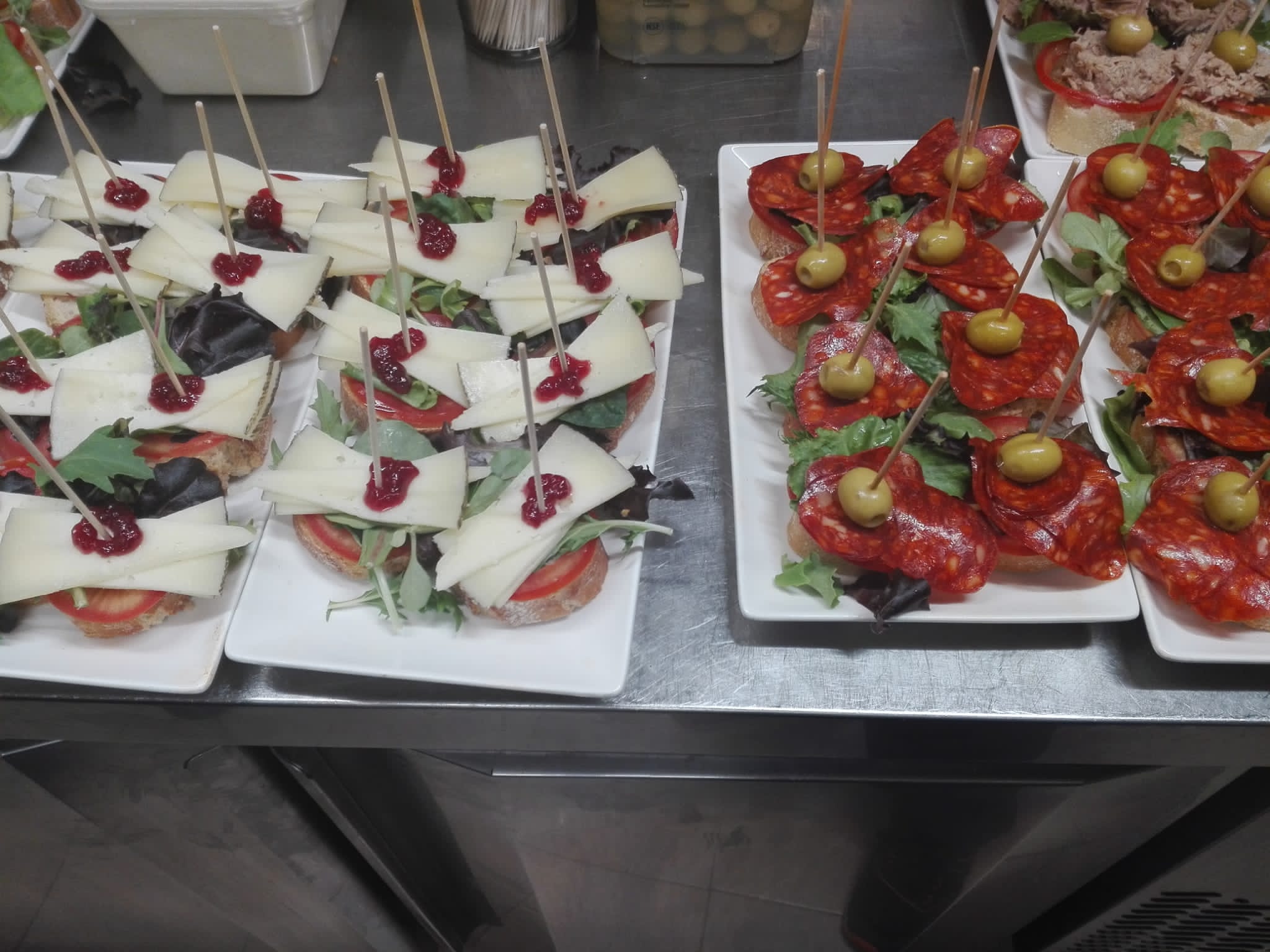 Manchego con mermelada